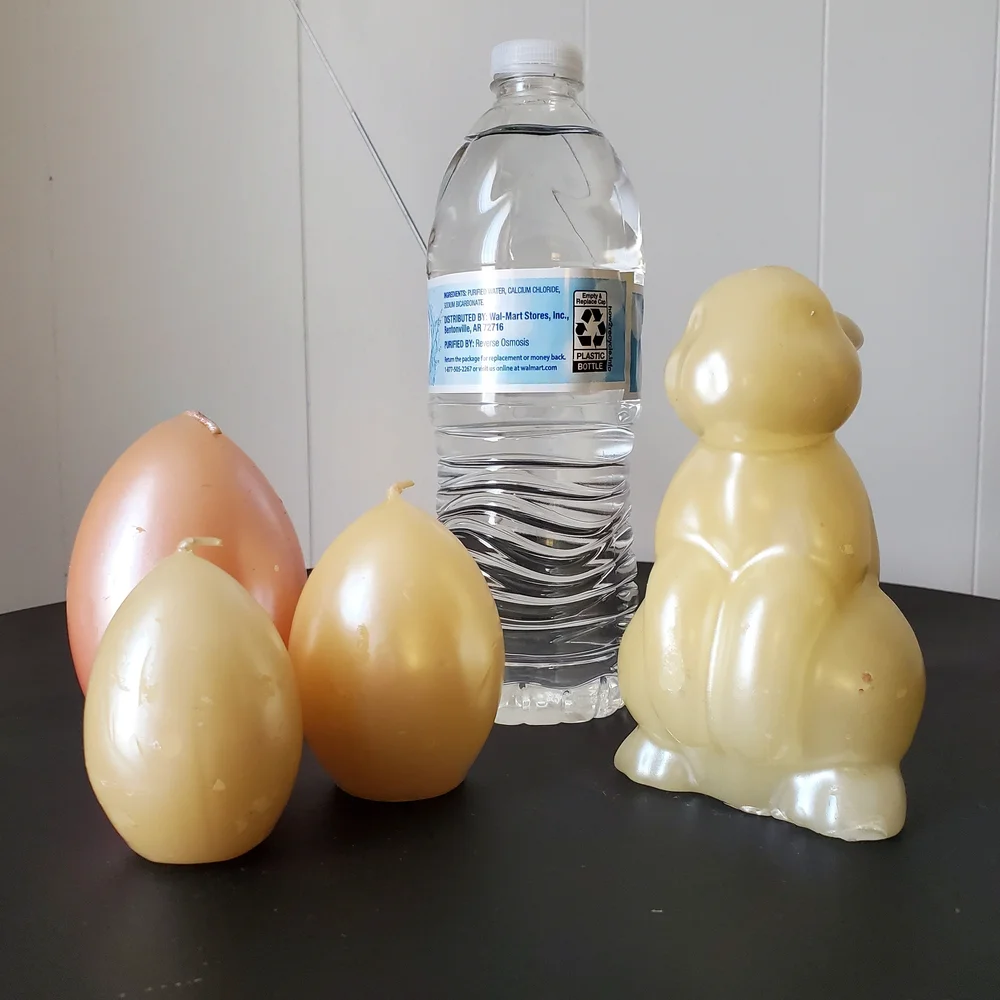 A Bunny and 3 Egg Candle Set